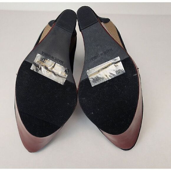 LIliana Colorblock Wedge Platform Shoes Size 6.5 Multicolor Black - Picture 9 of 9